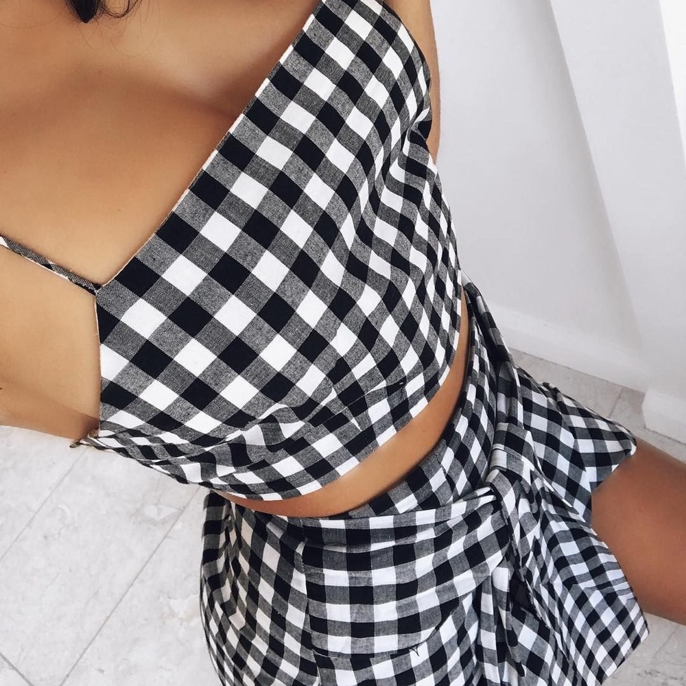 'Leda' Gingham Set - Picture 5 of 7